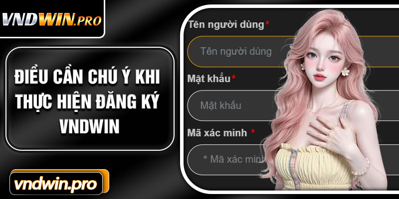 Điều Cần Chú Ý Khi Thực Hiện Đăng Ký VNDWIN